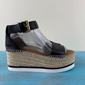 See by Chloe Glyn Espadrille Platform Sandal Women's Size 6